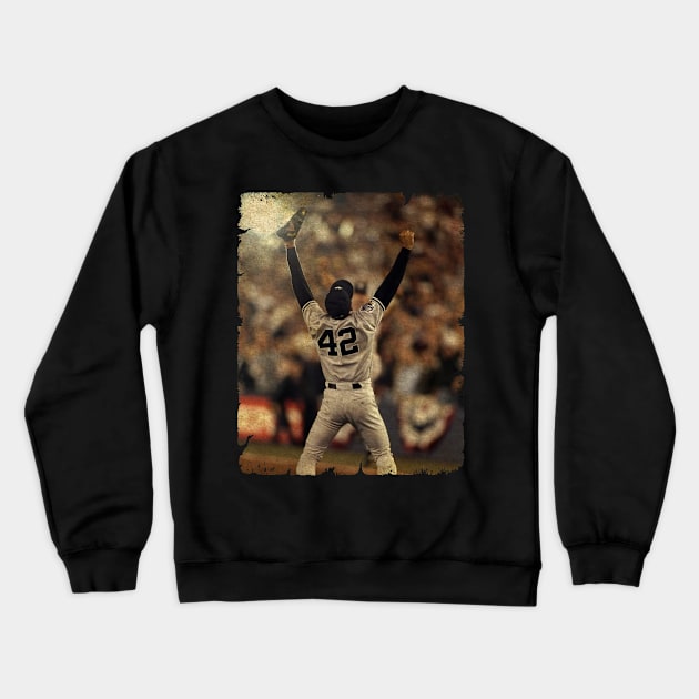 Mariano Rivera in New York Yankees Crewneck Sweatshirt by SOEKAMPTI